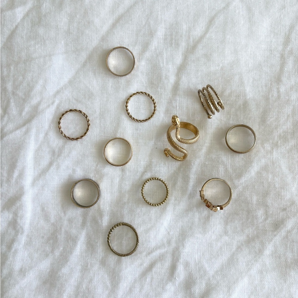 Wild Fable Gold Ring Set - Picture 2 of 5